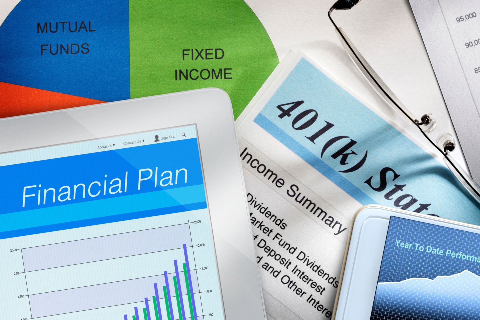 Financial Plan Still Life