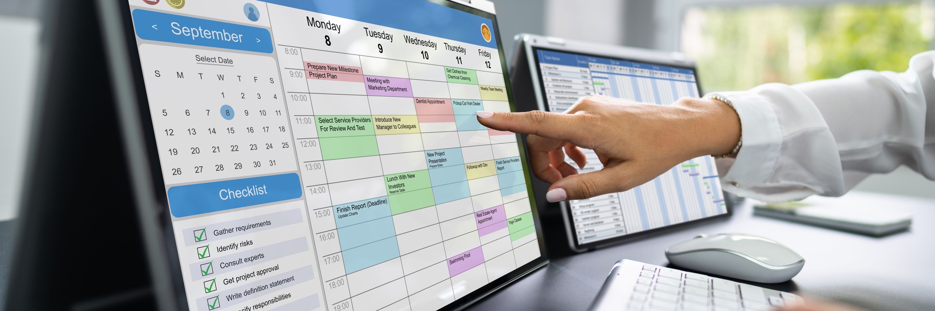Gantt Employee Time Sheet Chart